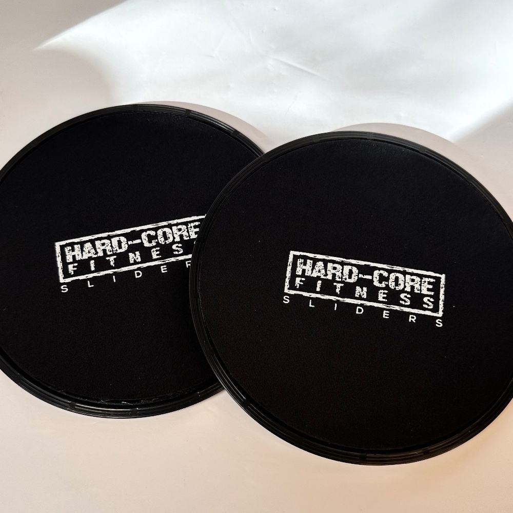 Core Exercise Sliders Set | 4 Total | Hard-Core Fitness Gliding Discs New